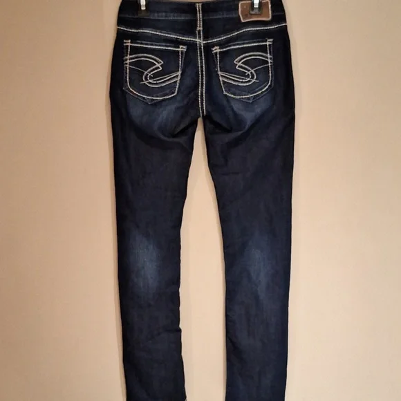 Silver Berkley Slim Straight Jeans - Picture 4 of 8